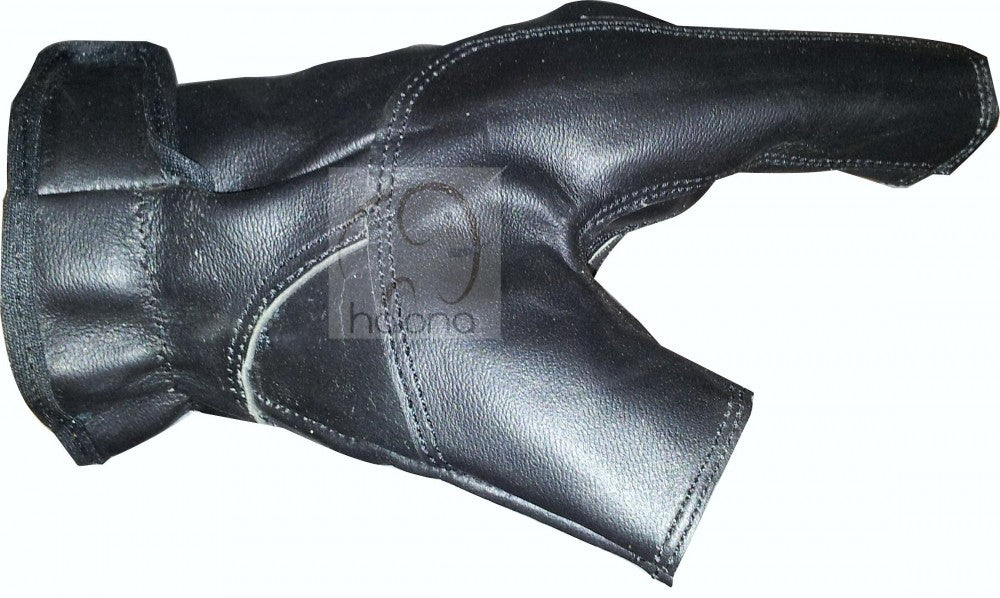 Bow glove black for archery Halona TS Shelf, children and youth