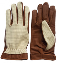 Riding gloves pidero leather - mesh
