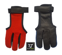 Archery gloves BLACK.BULLS Colore red S-XL