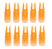 10x Nock Traditional Orange 5/16 for sport arrows to glue