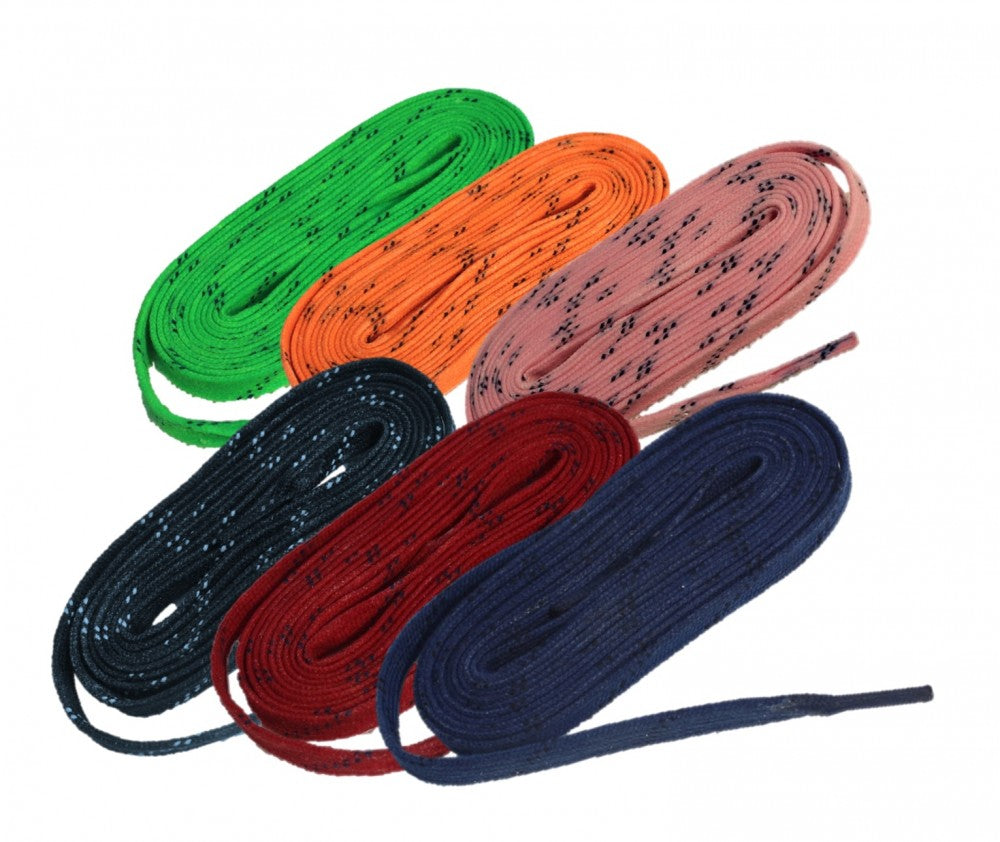 Shoelaces colored HTX3 ice hockey waxed Pro line