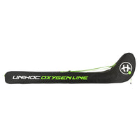 Floorball stick bag Unihoc Oxygen junior 80-87cm black/green
