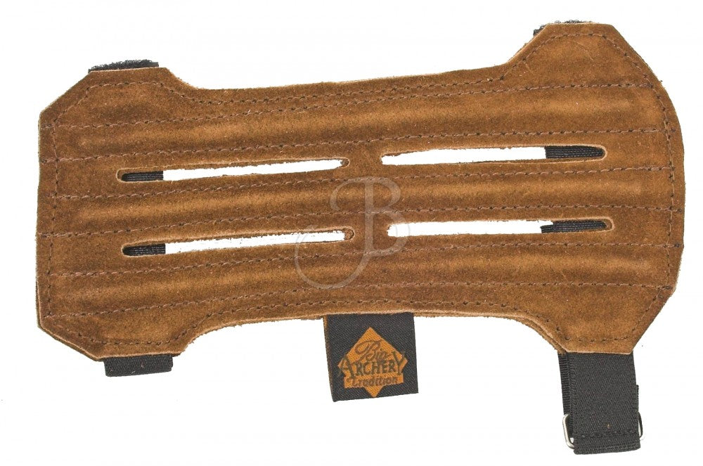 Armguard for archery, Bignami Italy, ventilated leather, forearm protection