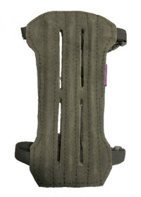 Armguard suede grey/anthracite for forearm ventilated