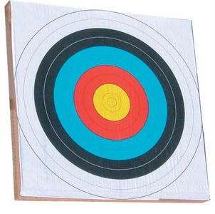 Scheibenplatte Karphos, Zielscheibe f. Sportbogen, Bogenschießen 60x60 cm