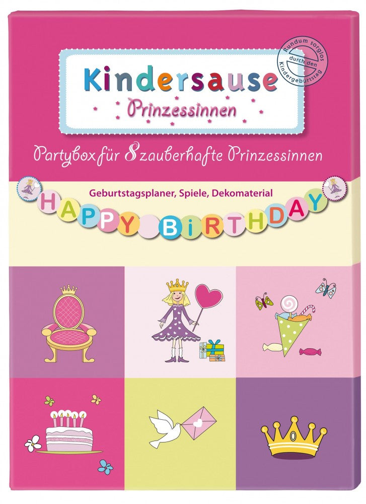 SET di compleanno per bambini, scatola per feste di compleanno principessa