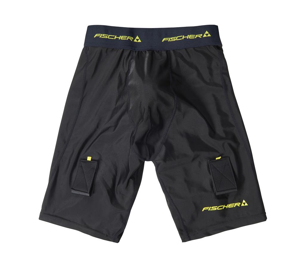 Fischer Tiefschutz mit Stutzenhalter Jock Compressions Short  junior