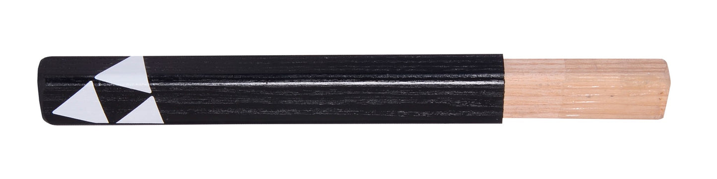 Bastone da hockey su ghiaccio con terminale di prolunga Tappo in legno nero junior 