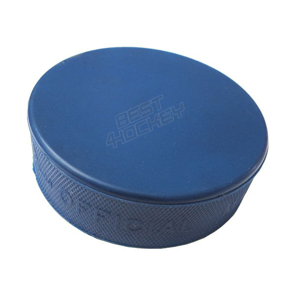 Puck junior blue ice hockey puck for kids